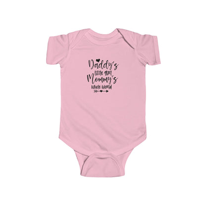 Baby Bodysuit — "Daddy's Little Girl, Mommy's Whole World" Cute Infant Onesie