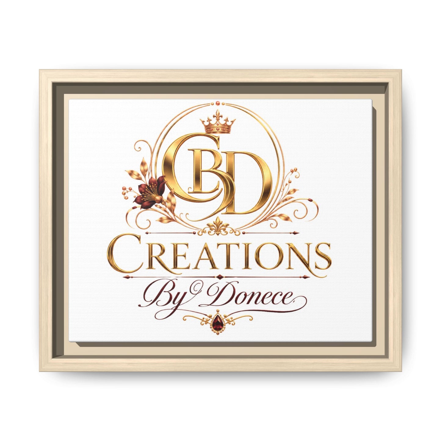 Creations By Donece — Framed Matte Canvas Wall Art