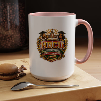 HBCU Pride Accent Coffee Mug — Historically Black Colleges & Universities Graduation Gift