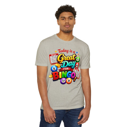 Bingo T-Shirt — "Today Is a Great Day for Bingo" Retro Game Night Tee