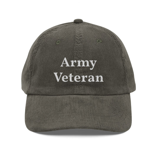 Vintage Corduroy Cap (Embroidery)