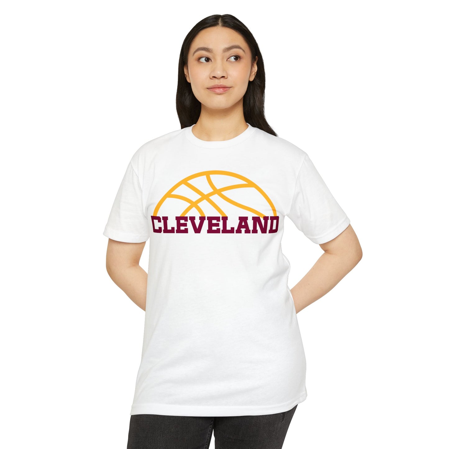 Cleveland  T-Shirt — Retro Hoop Team Tee