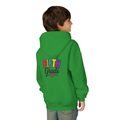 Fifth Grade Kids Hoodie - Colorful Back-to-School Sweatshirt for Students