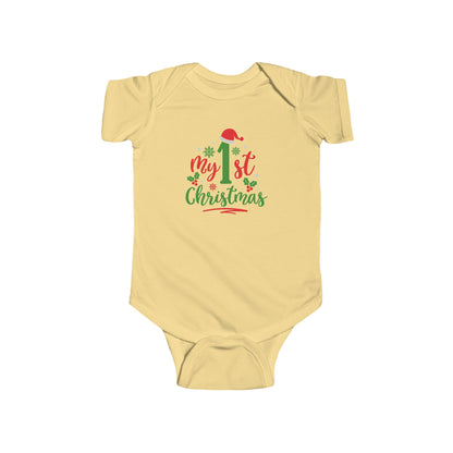 My 1st Christmas Baby Bodysuit — Infant Holiday Onesie