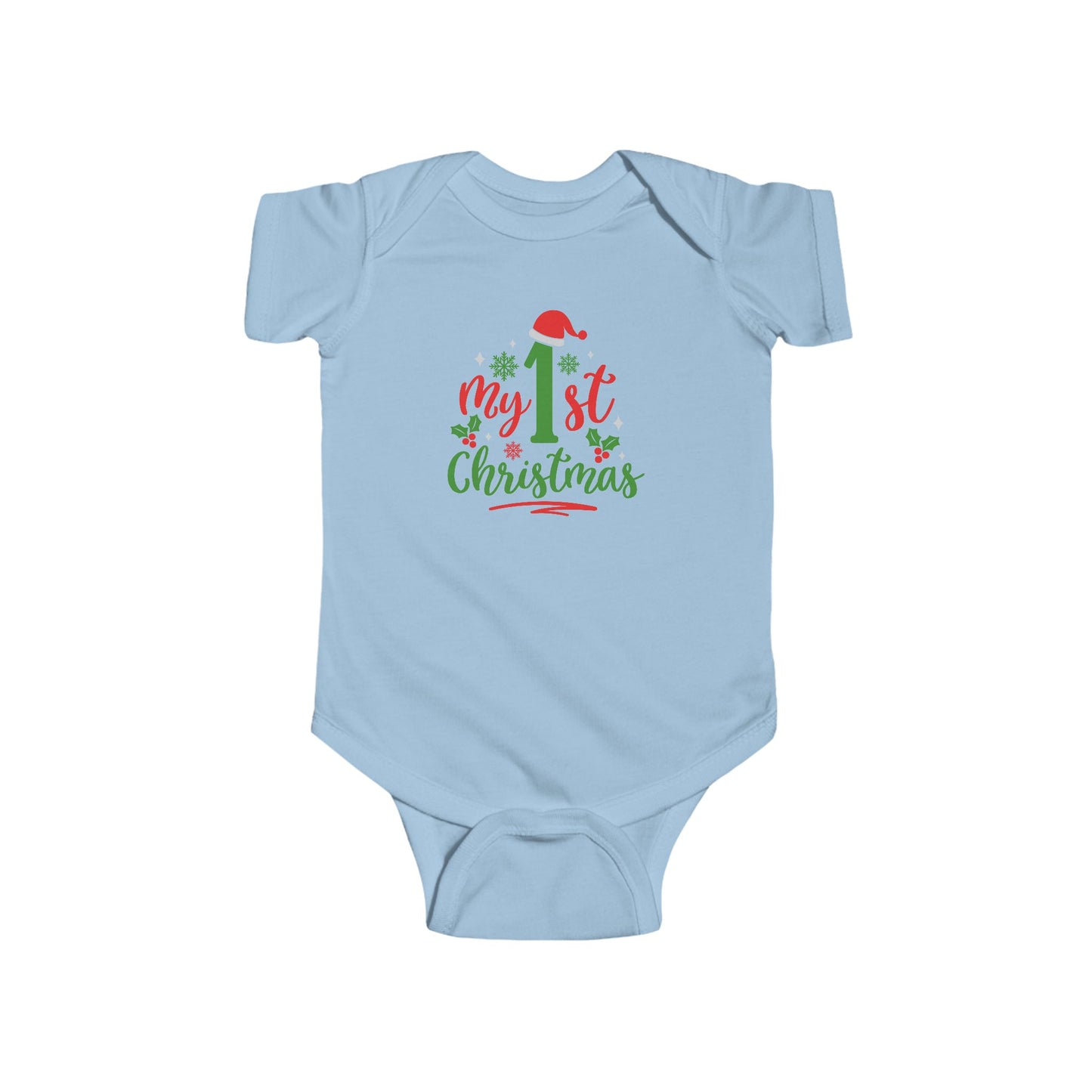 My 1st Christmas Baby Bodysuit — Infant Holiday Onesie