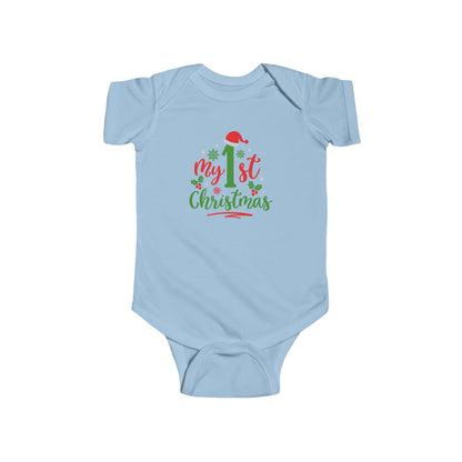 My 1st Christmas Baby Bodysuit — Infant Holiday Onesie