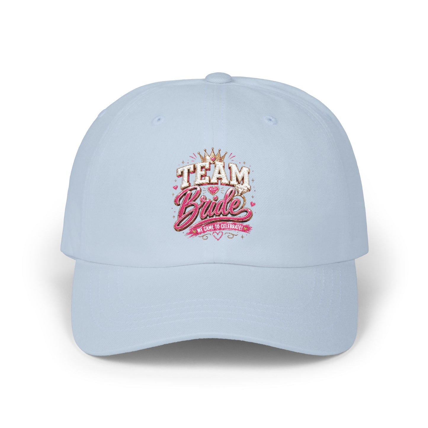 Dad Cap – "Team Bride" Embroidered Bachelorette Party Hat