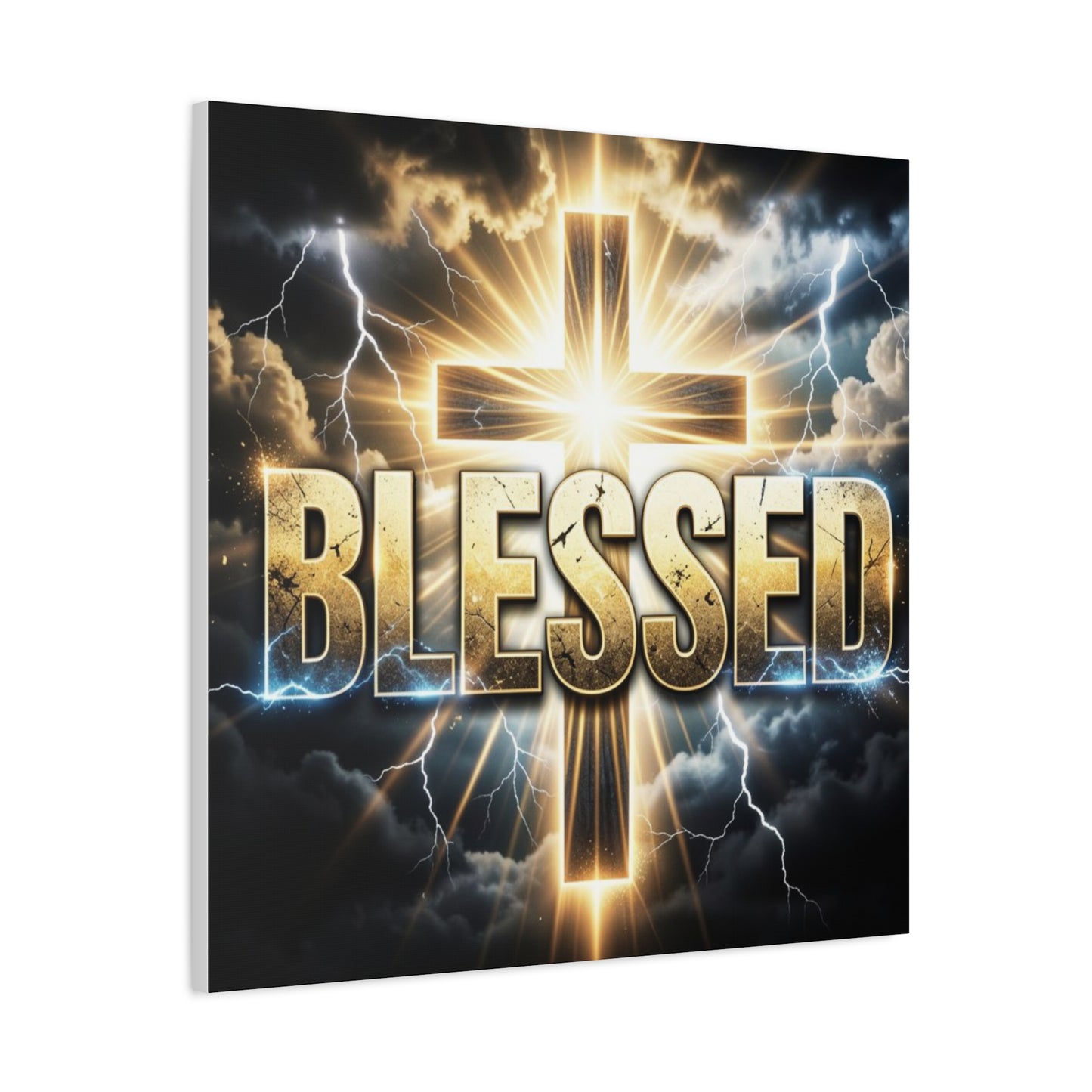 Copy of Blessed Cross Matte Canvas Wall Art