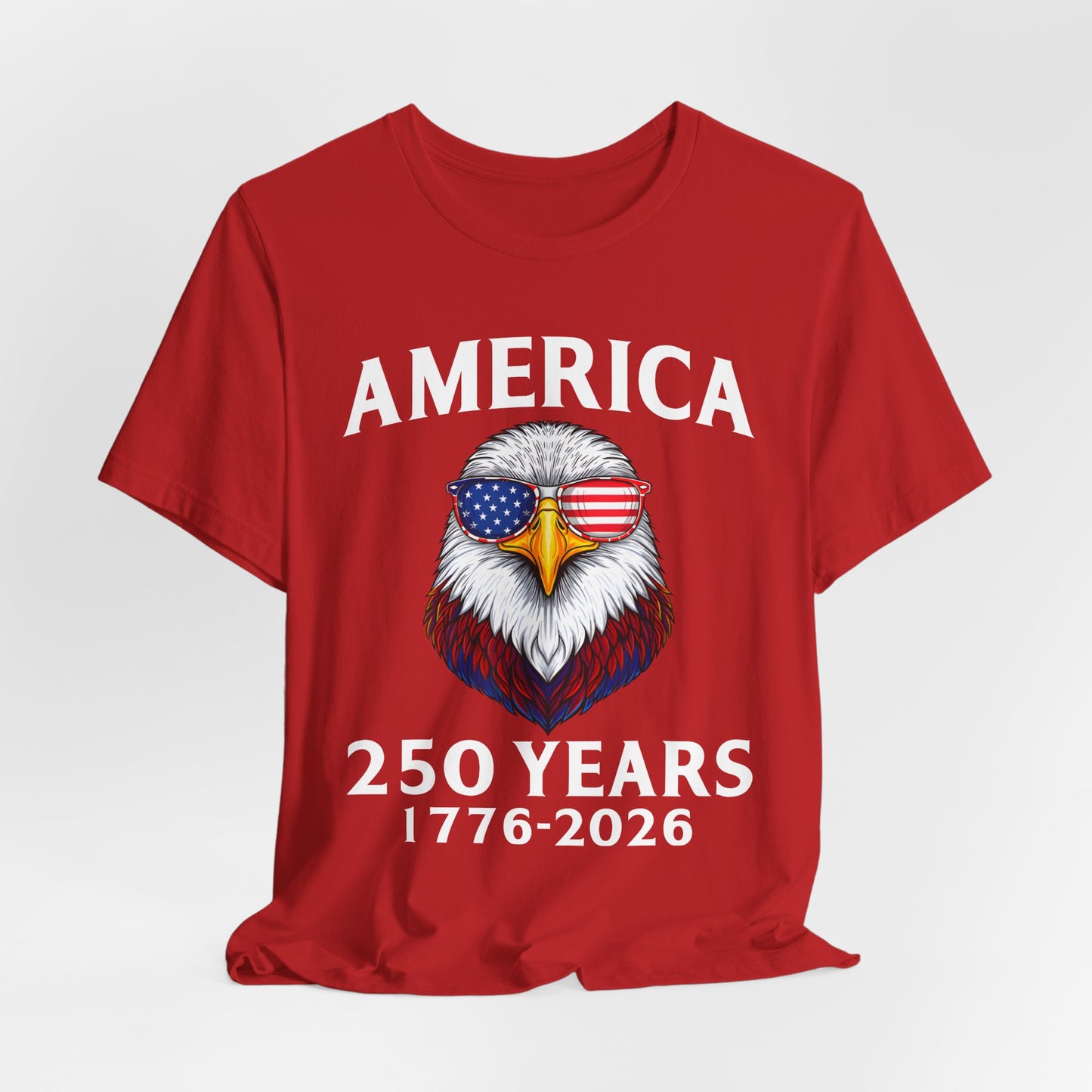 America 250 Years Tee — Patriotic Bald Eagle 1776-2026 T-Shirt