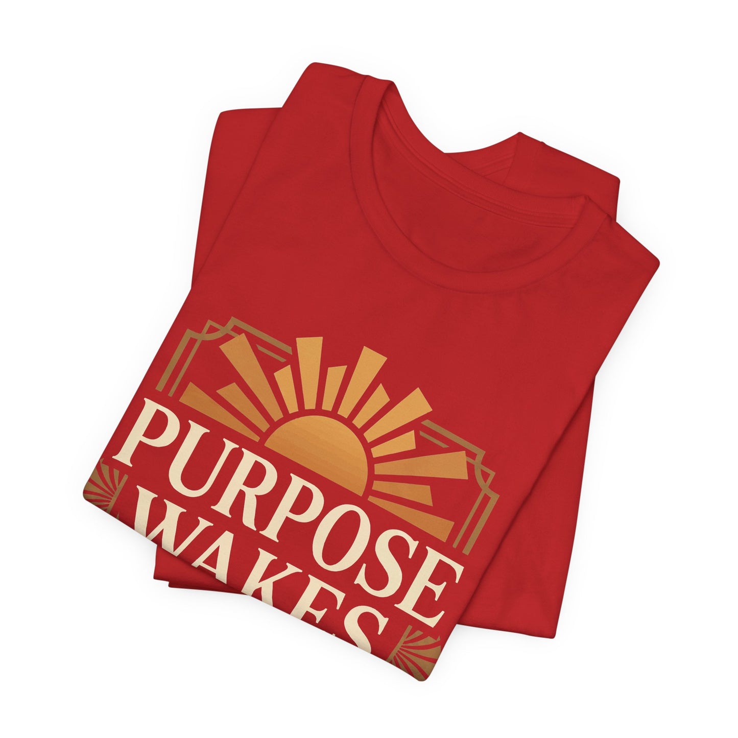 Purpose Wakes Me Up Tee — Inspirational Bishop Shirt