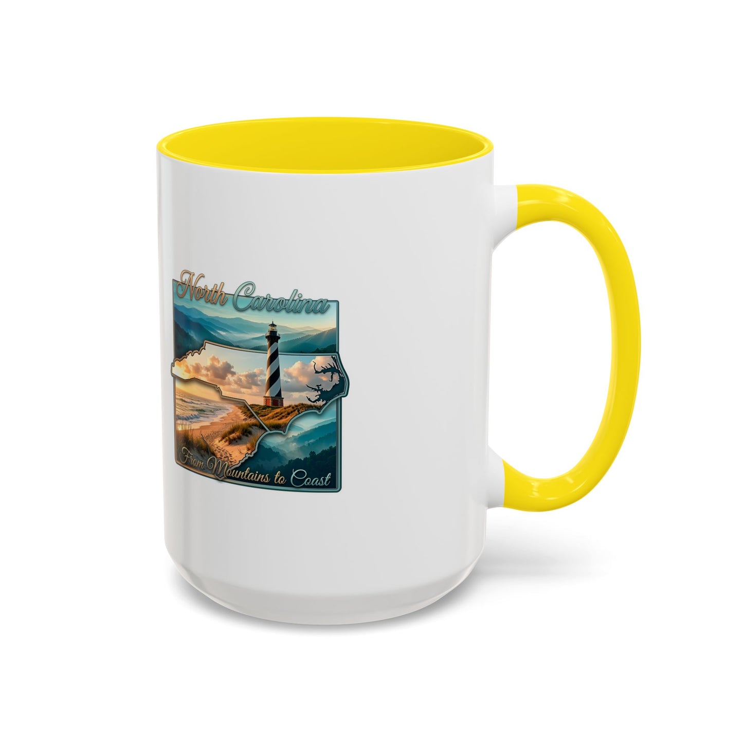 Coastal Lighthouse Coffee Mug – From Mountains to Coast Accent Mug