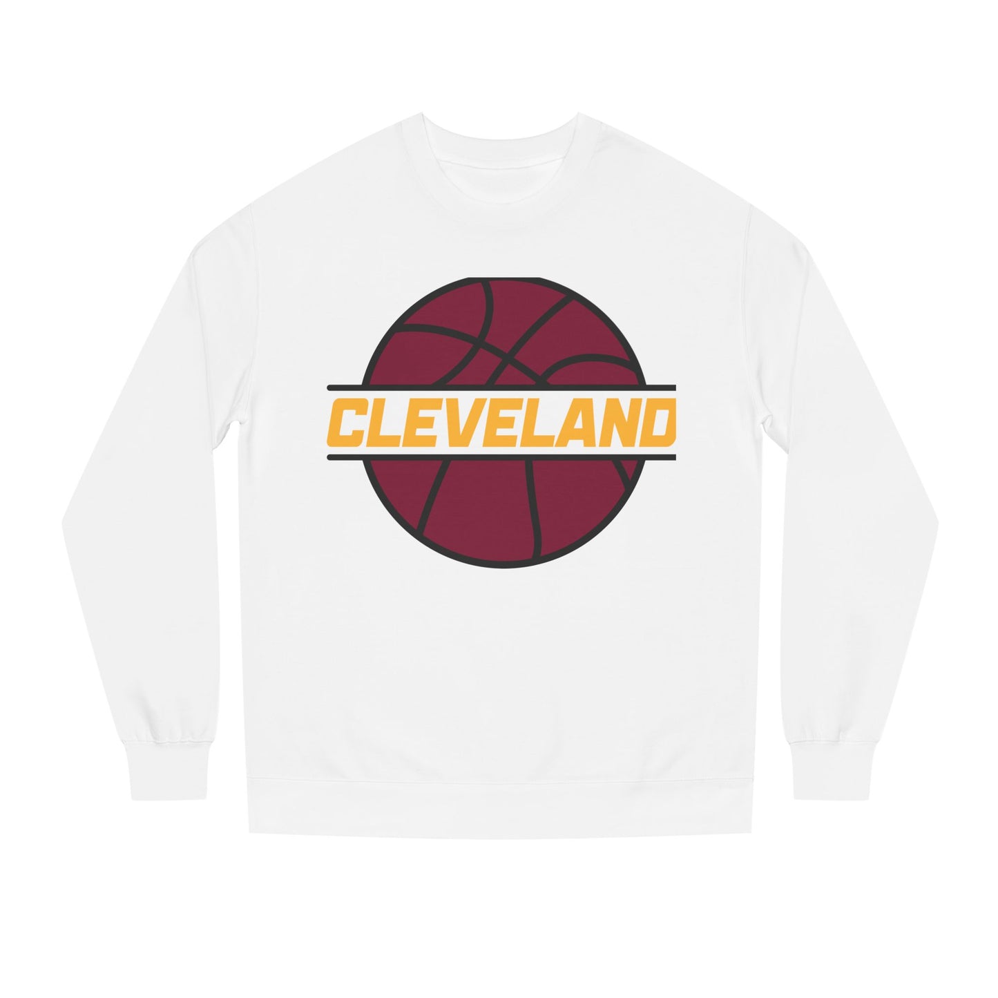 Cleveland Basketball Crewneck Sweatshirt — Retro Hoop Logo