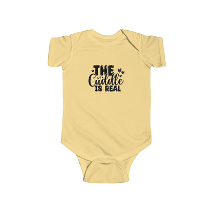 Infant Bodysuit "The Cuddle Is Real" - Cute Baby Onesie, Newborn Gift