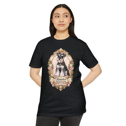 Miniature Schnauzer Floral T-Shirt