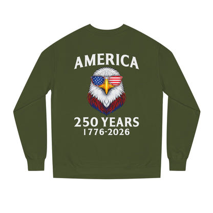 America 250 Years Sweatshirt — 1776–2026 Patriotic Eagle Crewneck