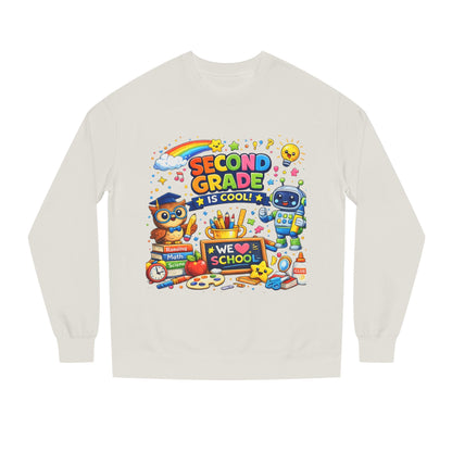 Second Grade Is Cool Sweatshirt – Cute School Kids Crewneck