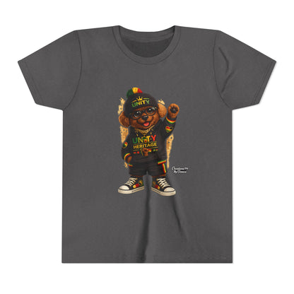 Kids Unity Heritage Tee — Youth Short Sleeve Shirt with 'Unity' Design