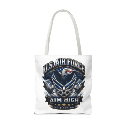 U.S. Air Force Aim High Tote Bag — Patriotic Eagle Military Tote