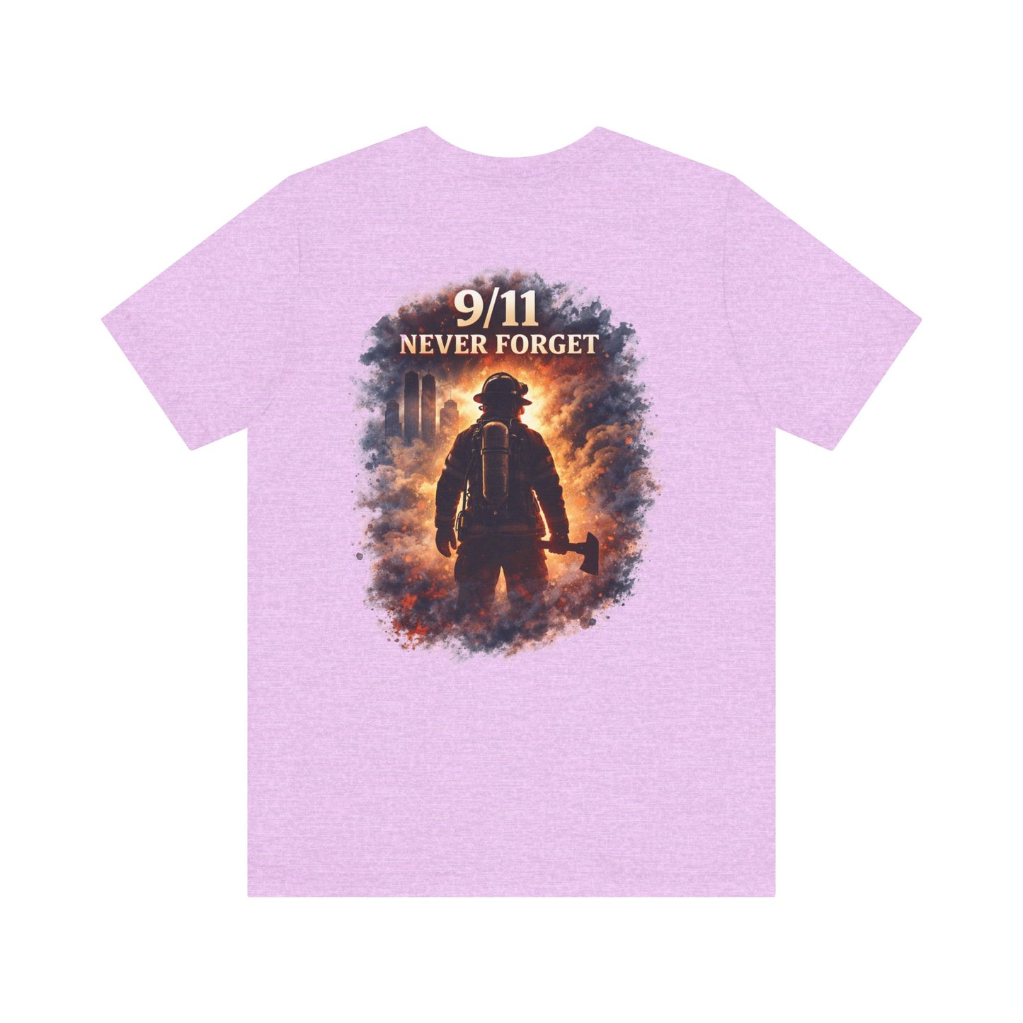 9/11 Never Forget Firefighter Tribute Tee