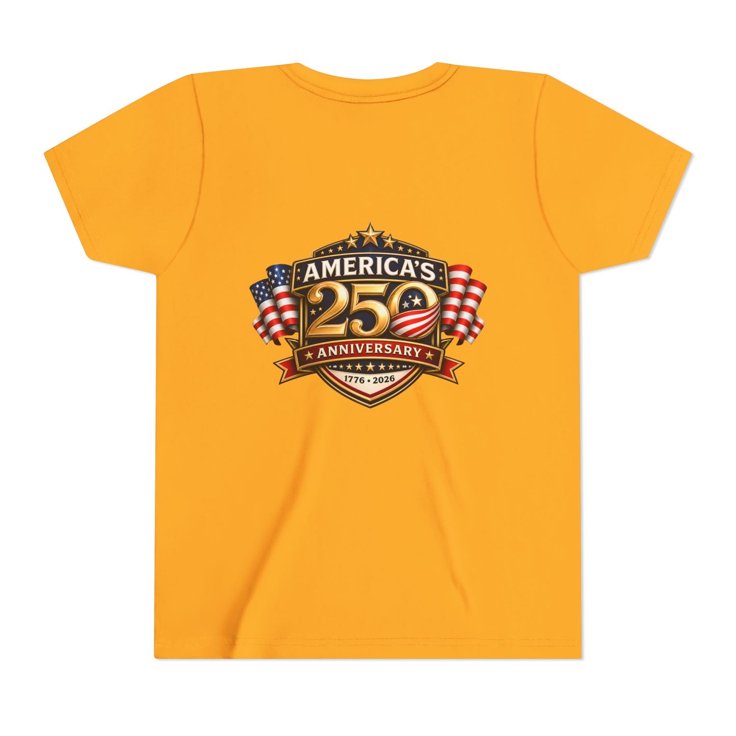 America's 250th Anniversary Youth Tee - Patriotic 1776–2026 Celebration Shirt