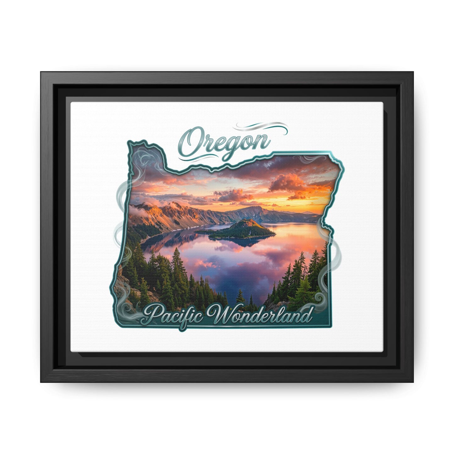 Matte Canvas, Framed (Multi-color)