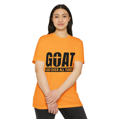 GOAT 'God Over All Things' T-Shirt - Christian Faith Tee