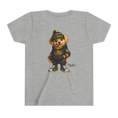Youth Bear Graphic Tee – "I Love My Culture" Urban Streetwear