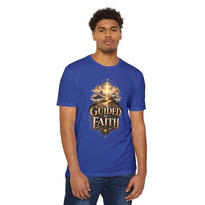 Guided by Faith T-Shirt — Christian Inspirational Tee