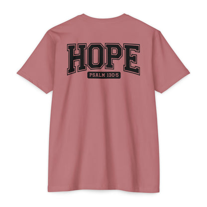 Hope Psalm 130:5 T-Shirt — Inspirational Faith Tee