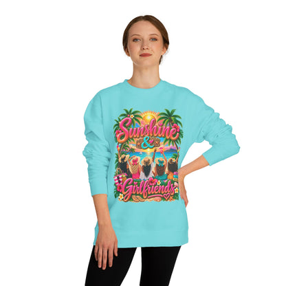 Sunshine & Girlfriends Beach Sweatshirt