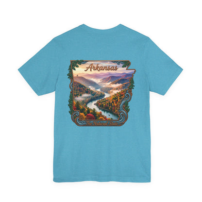 Arkansas Scenic River Tee — The Natural State Retro Landscape T-Shirt