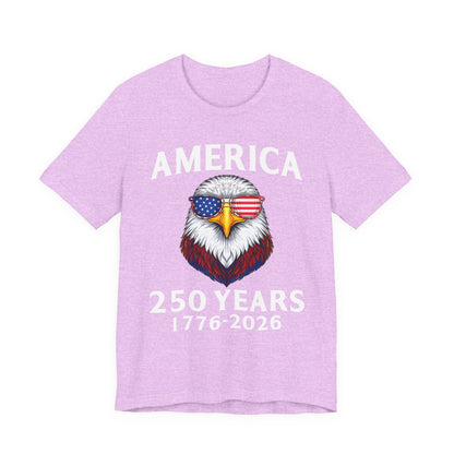 America 250 Years Tee — Patriotic Bald Eagle 1776-2026 T-Shirt