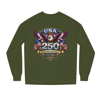 USA 250th Anniversary Eagle Sweatshirt — 1776-2026 Patriotic Crewneck