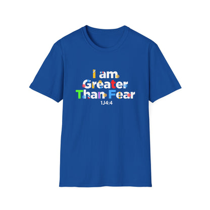I Am Greater Than Fear 1j4:4 T-Shirt
