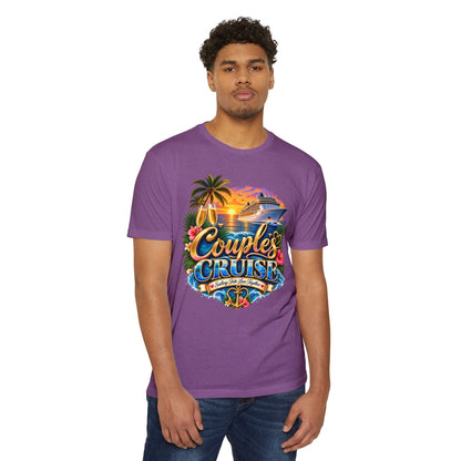 Couples Cruise T-Shirt — Tropical Cruise Vacation Graphic Tee