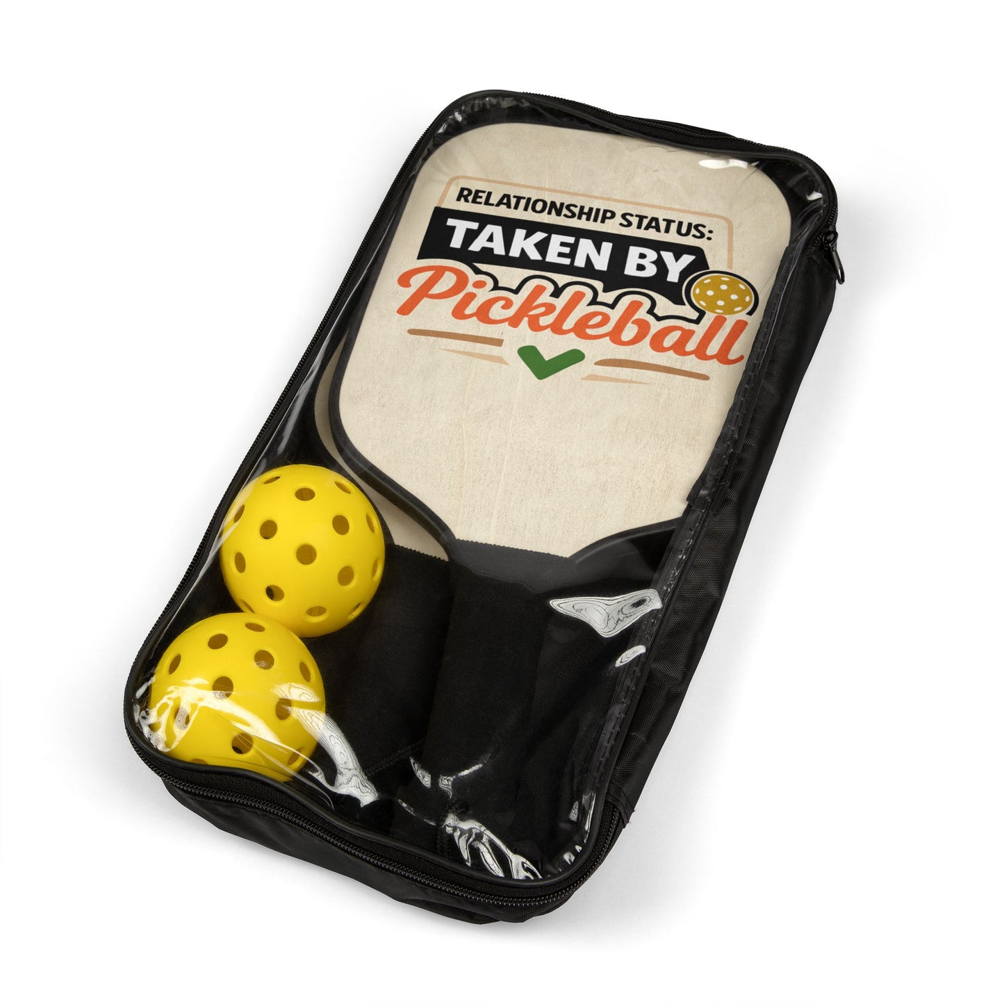 Pickleball Paddles — "Relationship Status: Taken by Pickleball" Paddle Set