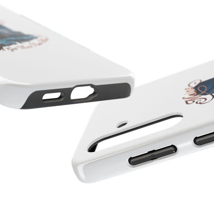 Maine Lighthouse Tough Phone Case — "Can't Get There From Here" State Silhouette