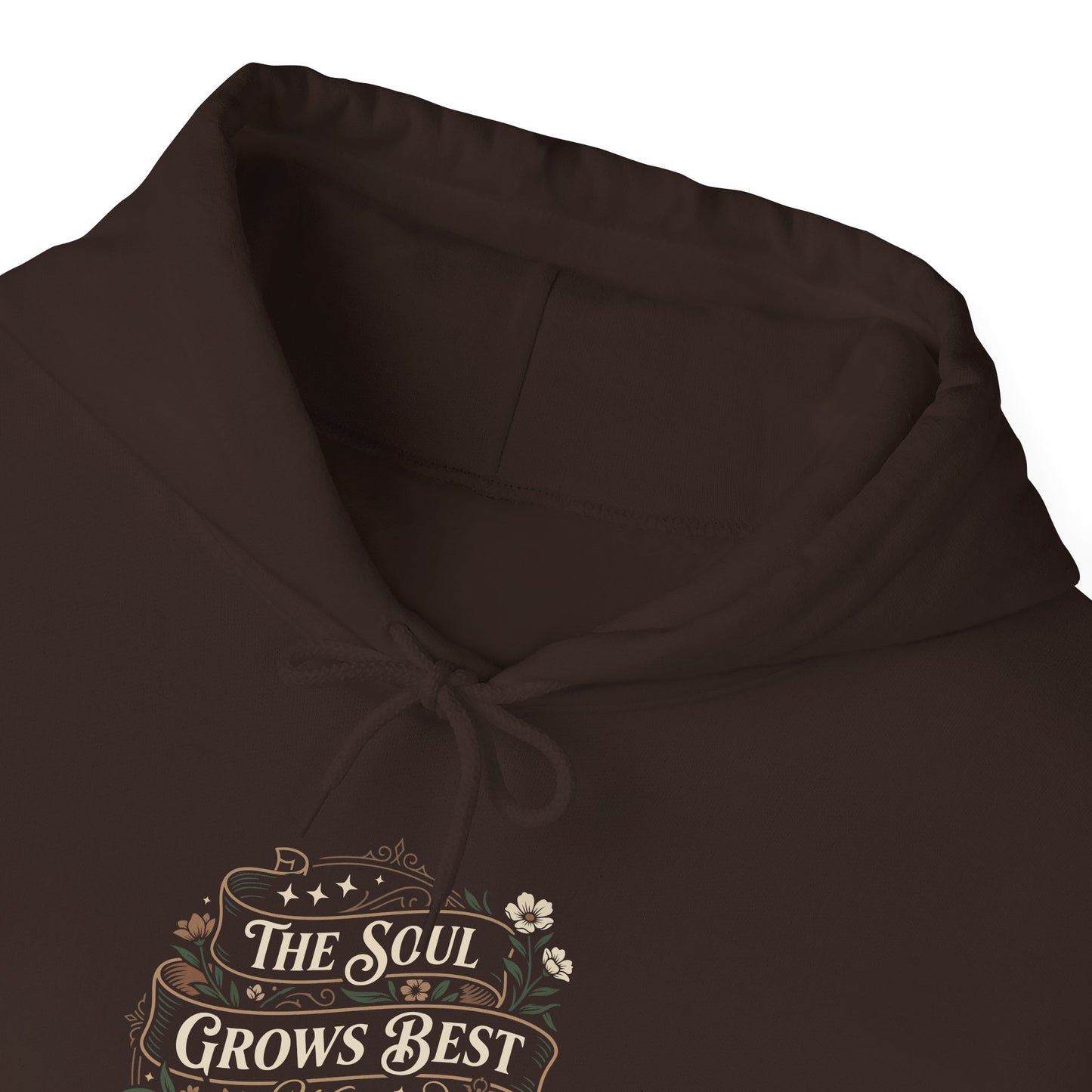 The Soul Grows Best Without an Audience Hoodie