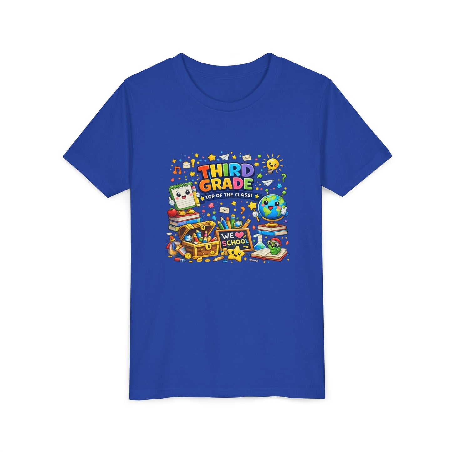 Third Grade Kids Tee — "Third Grade Out of the Classroom" Back-to-School Youth Shirt
