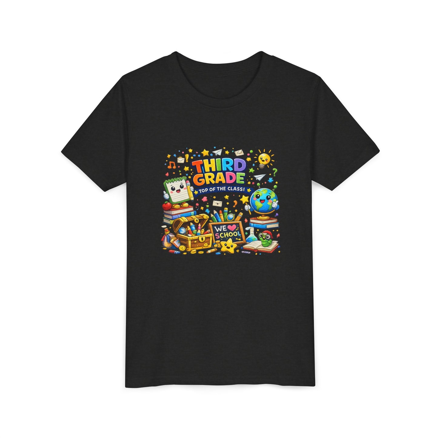 Third Grade Kids Tee — "Third Grade Out of the Classroom" Back-to-School Youth Shirt
