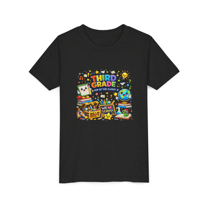 Third Grade Kids Tee — "Third Grade Out of the Classroom" Back-to-School Youth Shirt