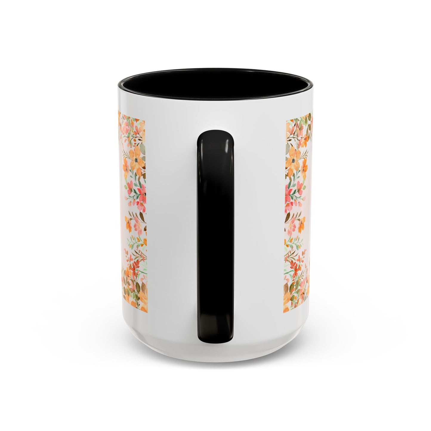 Life Began With You Mom Floral Accent Coffee Mug