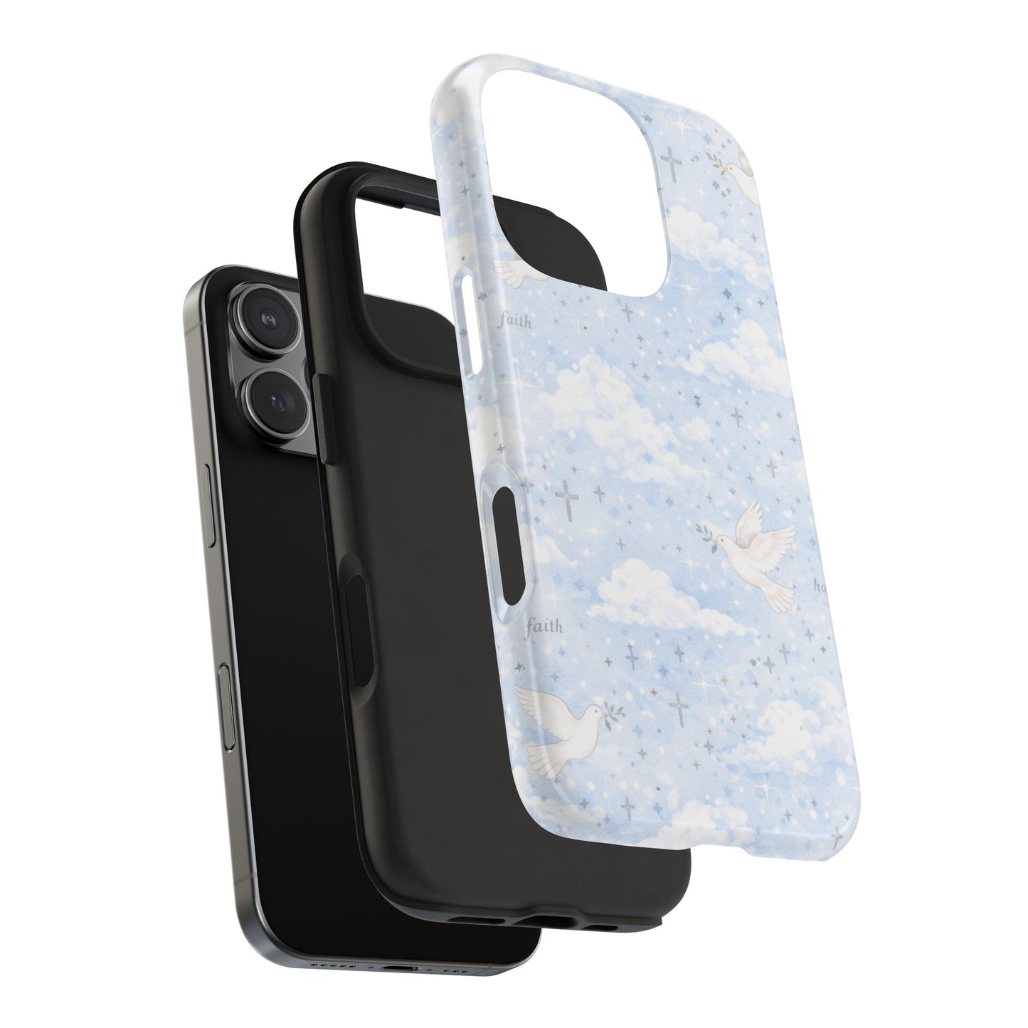 Hope Faith Phone Case | Christian floral iPhone Case