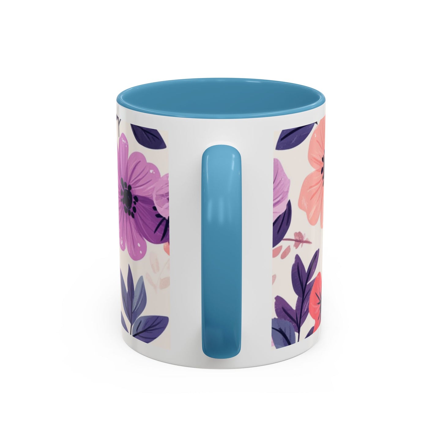 Mother Peace Floral Coffee Mug — "A quiet light, a guiding hand..." Memorial Tribute Mug