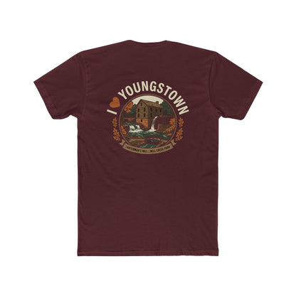 Youngstown Scenic Tee — Vintage Waterfall & Covered Bridge Graphic Shirt