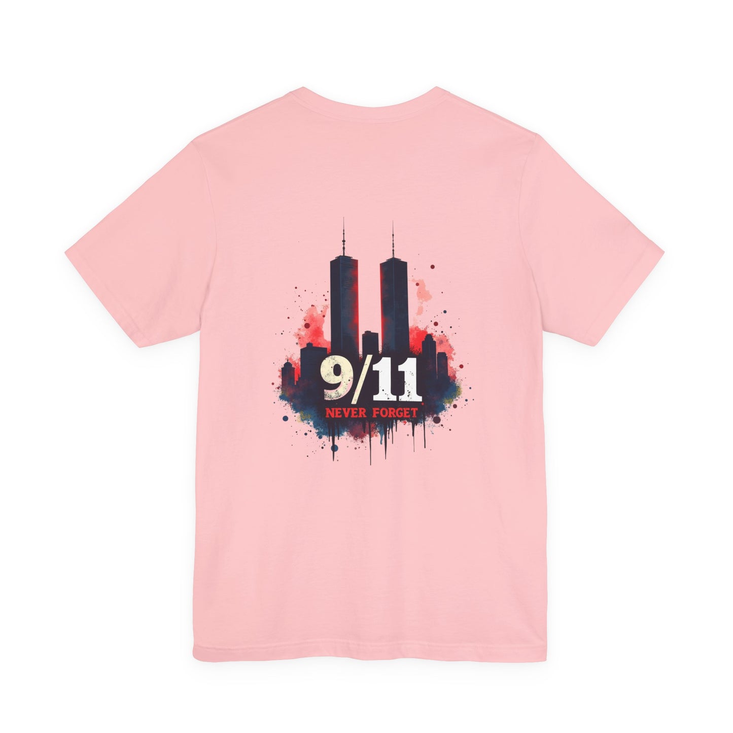 9/11 Never Forget T-Shirt — World Trade Center Memorial Tee