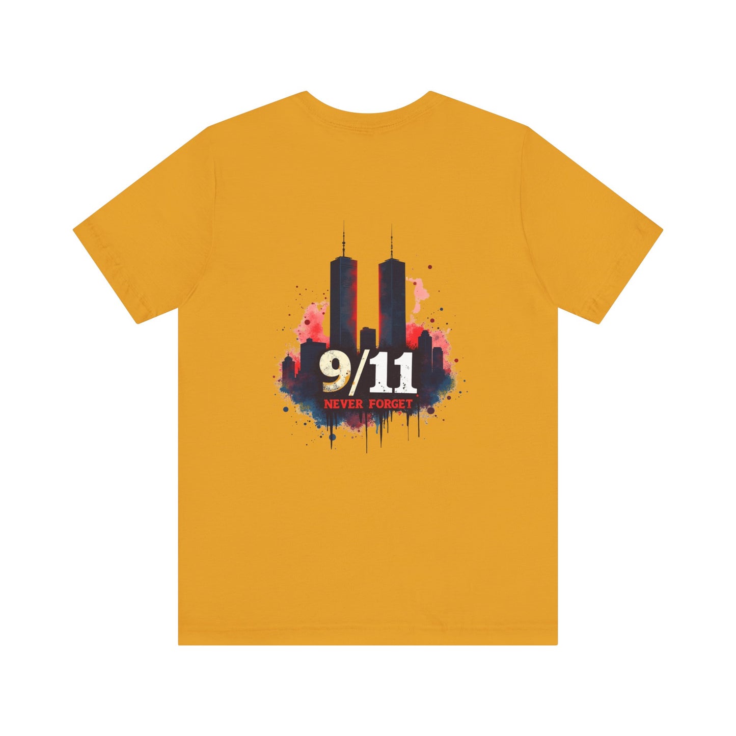 9/11 Never Forget T-Shirt — World Trade Center Memorial Tee