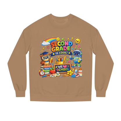 Second Grade Is Cool Sweatshirt – Cute School Kids Crewneck