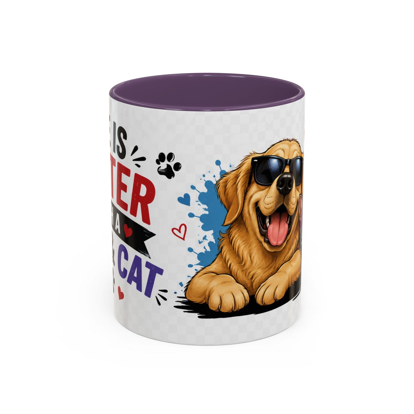 Dog and Cat Coffee Mug — 'This Is My Healer I'm A Cat' Cute Pet Lover Accent Mug (11/15oz)