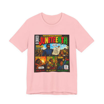Juneteenth Comic-Style T-Shirt — Retro Celebration Tee